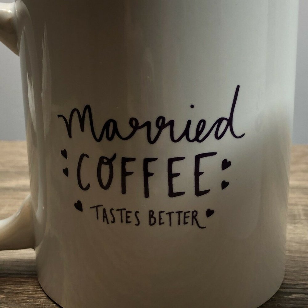 Bed Bath Beyond 2 Married coffee taste better Cups - Picture 6 of 9